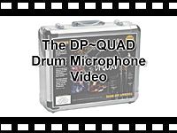 AUDIX DP QUADパックのドラムマイキング動画をアップしました。
