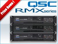 QSCパワーアンプ、RMXシリーズを大幅値下げ！