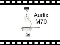 AUDIX 天井埋め込みタイプコンデンサーマイク M70の動画をアップしました。