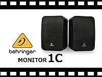 BEHRINGER　モニタースピーカー　MONITOR 1Cの動画をアップしました。