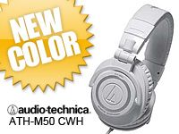 AUDIO TECHNICAのモニターヘッドホン「ATH-M50」に新色のホワイトカラーが登場！
