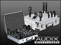 AUDIXのドラム用マイクセットSTUDIO ELITE 8、DP-QUADが入荷しました。