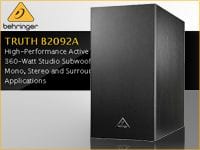 スタジオモニター用サブウーハー BEHRINGER/B2092A TRUTH