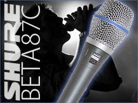 SHUREの定番ボーカルマイク「BETA87C」を値下げしました