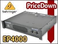 BEHRINGER　パワーアンプ　EP4000。台数限定プライスダウン！