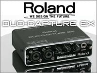 ROLANDの最新オーディオインターフェイス「DUO-CAPTURE EX」登場！