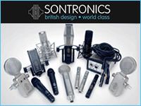 英国のマイクメーカーSONTRONICSのプロオーディオ用マイク発売開始