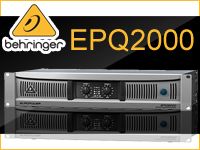 超軽量、大出力のパワーアンプ「BEHRINGER/EPQ2000」入荷！