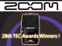 祝！ZOOM/H2n、TECアワード受賞！！