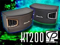 野外イベントやカラオケに最適なコンパクトSRスピーカー、CLASSIC PRO「KT200」