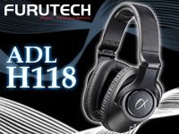 FURUTECHのダイナミック密閉型ヘッドホン、「ADL H118」の取り扱いを始めました。
