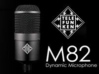 TELEFUNKEN "バスドラム・マイク" M82 が新登場！