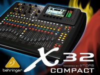 クラス最強のデジタルミキサーBEHRINGER X32のコンパクトタイプ「X32 COMPACT」入荷！