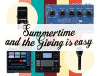 TC Electronic & TC-Helicon「買って、もらう、夏！」無償プレゼント・キャンペーン