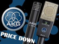AKGのコンデンサーマイク、2モデルを数量限定で値下げしました。