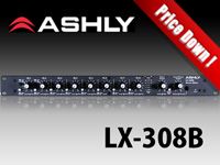 8chステレオ・ラインミキサー「ASHLY / LX-308B」を値下げしました！