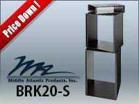 MIDDLE ATLANTIC製スタジオラック、BRK20-S数量限定特価！