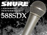 ボーカル用ダイナミック型マイク「SHURE/ 588SDX」を値下げしました！