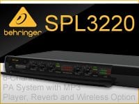 スタイリッシュなステレオマルチバンド・プロセッサーBEHRINGER / SPL3220が入荷！