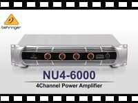 BEHRINGER 4チャンネルパワーアンプ NU4-6000の動画をアップしました。