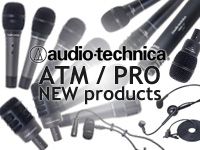 AUDIO TECHNICAからATM/PROシリーズマイクロフォンのニューモデルが発売！