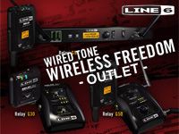 LINE6　楽器用ワイヤレス Relay シリーズのアウトレット品入荷！