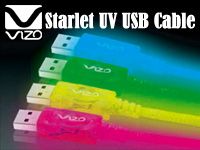 光るUSBケーブルStarlet UV USB Cableの取り扱いを開始しました。