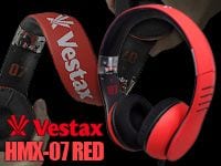 VESTAXから、丈夫で柔軟性に優れたDJ用ヘッドホン「HMX-07 RED」が発売！