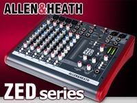 ALLEN&amp;HEATH ZEDシリーズ4機種の台数限定特価品が入荷