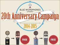 BLUE Microphones 20thアニバーサリー・キャンペーン