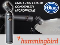 Blueスモール・ダイフラム・コンデンサーマイクHummingbird発売