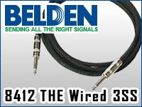 BELDEN「8412 THE Wired 3SS」が入荷しました！