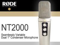 RODEのコンデンサーマイク「NT2000」を値下げしました！
