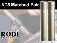 RODEのコンデンサーマイク「NT5 Matched Pair」を値下げ！