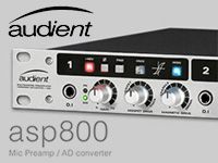 8chマイクプリアンプ AUDIENT ASP800 の取扱いを開始！