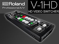 ROLANDコンパクトHDビデオスイッチャー「V-1HD」発売！