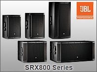 JBLパワードスピーカーSRX800シリーズがリリース！
