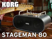 KORGの多機能ポータブルアンプSTAGEMAN80を発売開始！
