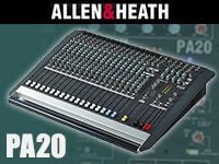 20chアナログミキサー「ALLEN & HEATH PA20」アウトレット品をさらに値下げ！