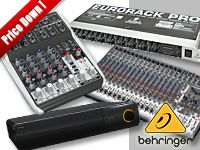 BEHRINGER製品、円高還元大幅値下げ！！
