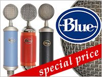 Blue Microphoneのコンデンサーマイク3機種が期間限定特価に！