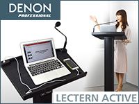 スピーカー搭載演説台DENON「LECTERN ACTIVE」が発売！
