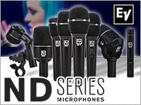 Electro-VoiceダイナミックマイクNDシリーズ登場!!