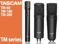 コンデンサーマイク　TASCAM「TMシリーズ」取扱開始!