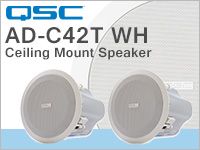QSC天井埋め込みスピーカーAD-C42T WH限定特価!!