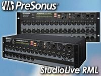 ラックタイプのデジタルミキサー「StudioLive RMLシリーズ」入荷！