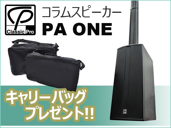 CLASSIC PRO/PA ONEキャリーバッグ・プレゼント!!