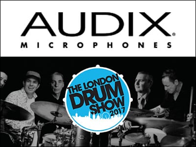 AUDIXが「LONDON DRUM SHOW 2017」の公式スポンサーに