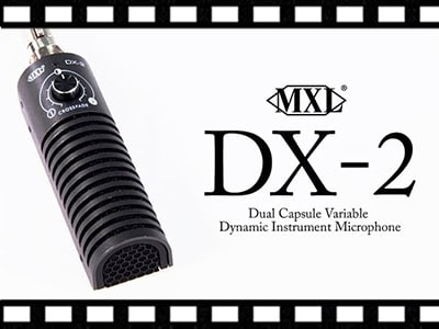 楽器用ダイナミックマイクMXL/DX-2動画アップ！