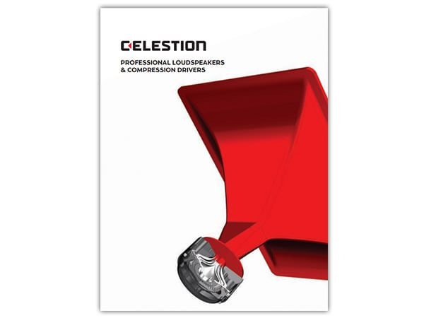 CELESTION 2018 PA最新カタログをチェック！